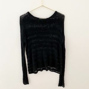 BRANDY MELVILLE Mesh Overlay Sweater